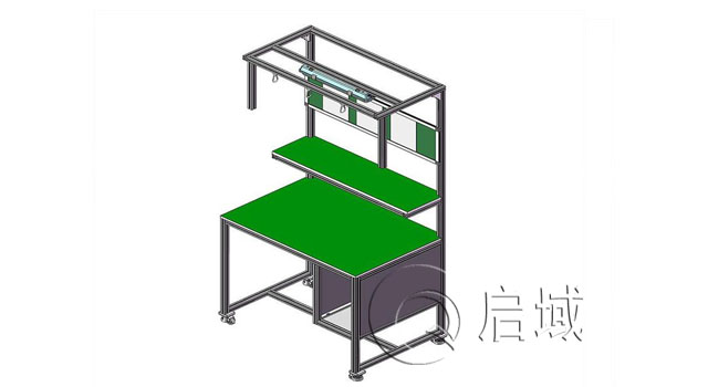 鋁型材工作臺3維圖紙